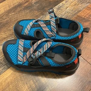 Chaco Odyssey Blue Gray and Red Watershoe- 1